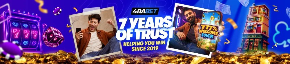 4Rabet 7 Years of Trust welcome pack hero banner